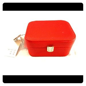 A New Day Jewelry Case Bright Red NWT